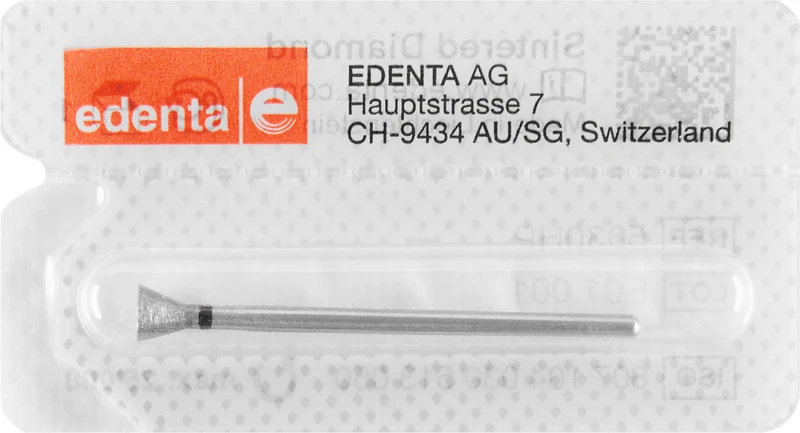 Sinterdiamanten 50  Stück  rot fein, HP, Figur 030, 4 mm, ISO 050