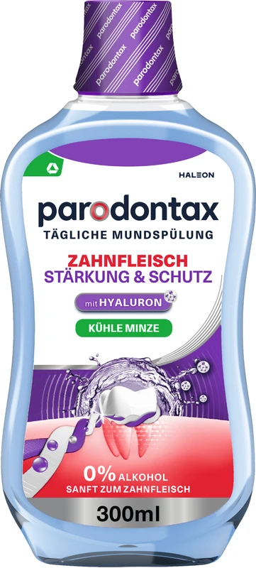 parodontax Zahnfleisch Stärkung und Schutz Mundspüllösung   Flasche  300 ml Minzgeschmack