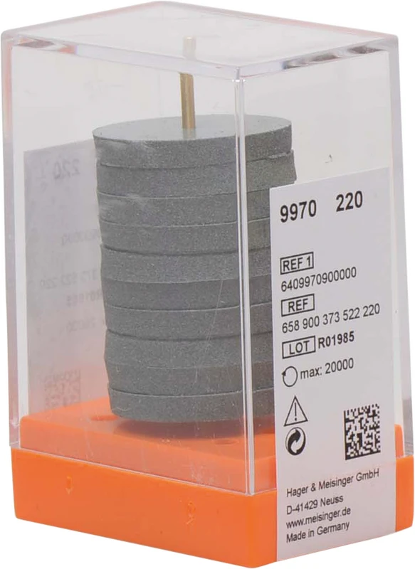 Universalpolierer 9970  Packung  10 Stück unmontiert, grün, Figur 373, 3 mm, ISO 220