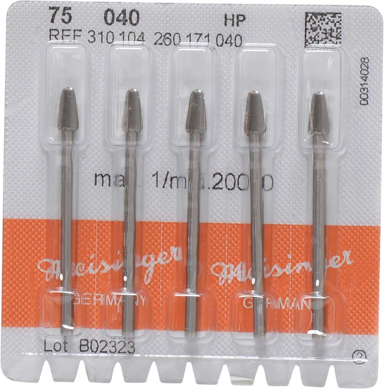 Stahlfräser 75  Packung  5 Fräser ISO 040, HP