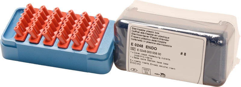 Instrumentenständer  Stück  inklusive Endo-Einsatz rot