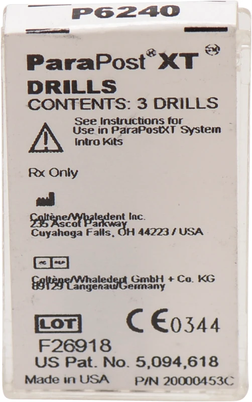 ParaPost® XT Bohrer  Nachfüllpackung  3 Stück Ø 1 mm gelb