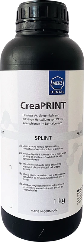 CreaPRINT Splint  Flasche  1 kg 385 nm, clear