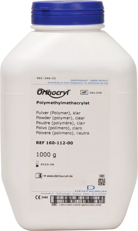 Orthocryl® Pulver  Dose  1 kg klar