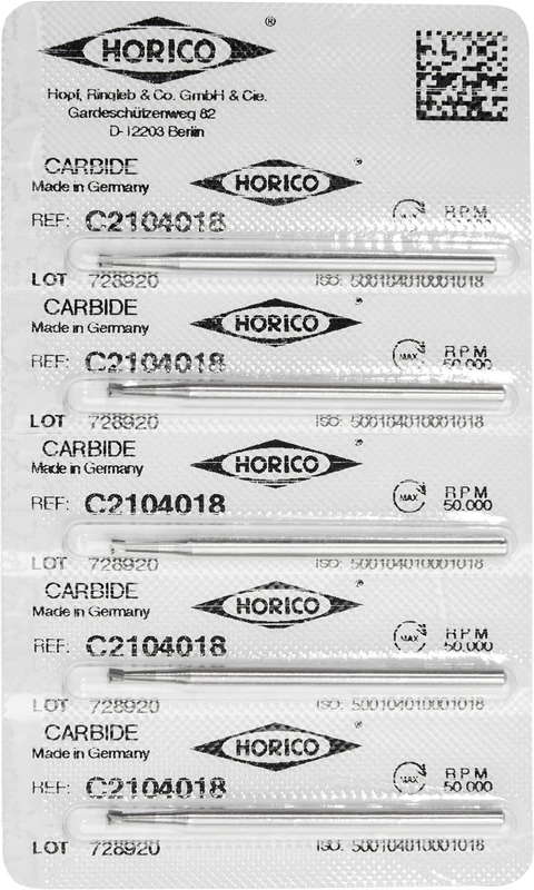 HM-Bohrer C2  Packung  5 Stück HP, Figur 001, ISO 018