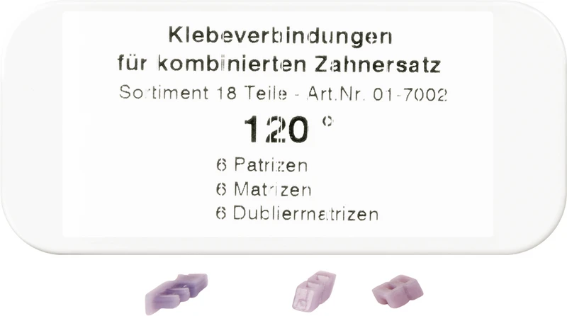 Klebeverbindungen  Packung  5 Stück regular, 120°