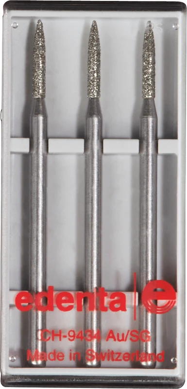 Diamanten 863  Packung  5 Stück Standard, HP, Figur 250 Flamme, 10 mm, ISO 016