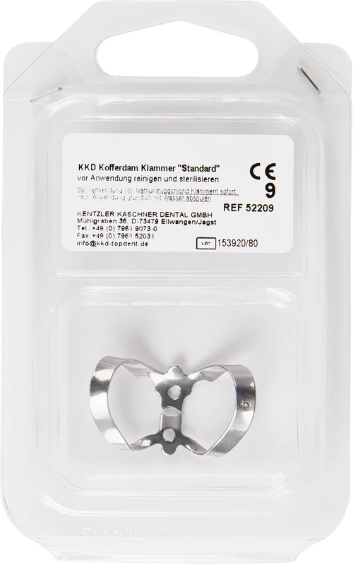 KKD® Klammern Standard  Stück  anterior Nr. 9, für labiale Karies