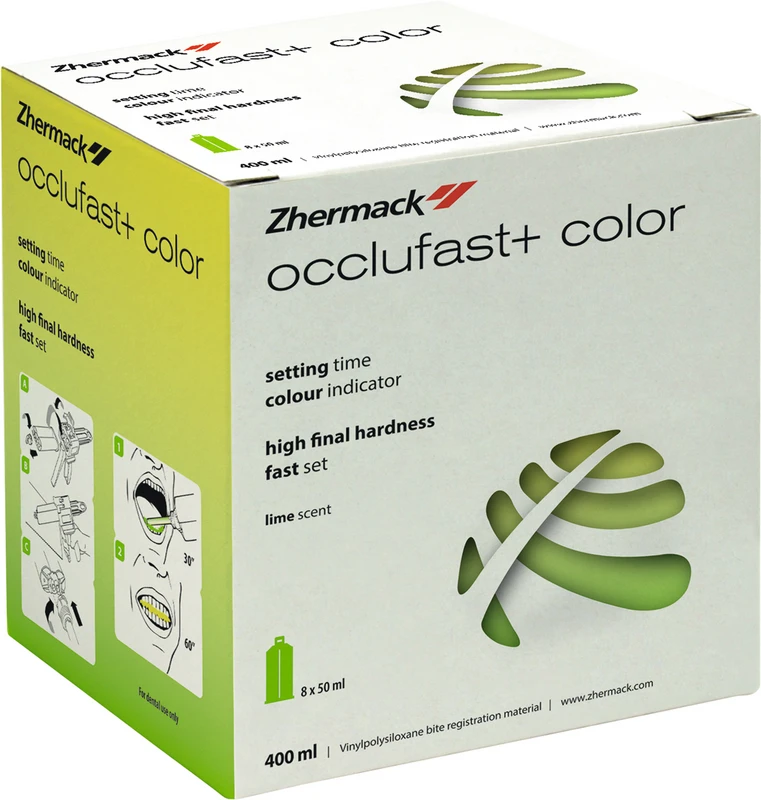 Occlufast+ Color  Großpackung  8 x 50 ml Doppelkartusche