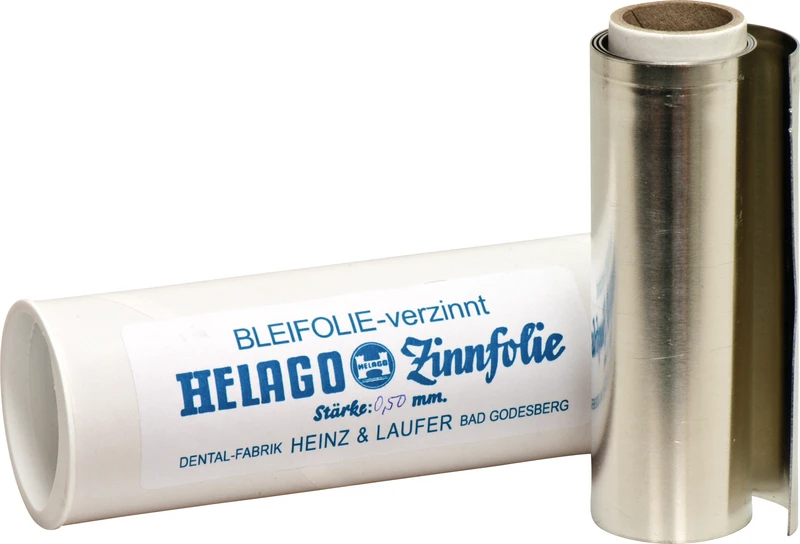 HELAGO Bleifolien verzinnt  Rolle  ca. 150 g, Stärke 0,5 mm