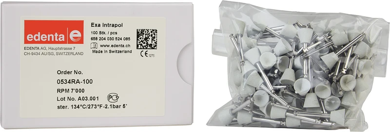 Exa Intrapol  Packung  100 Stück weiß, RA, Figur 030 Kelch, 7 mm, ISO 085