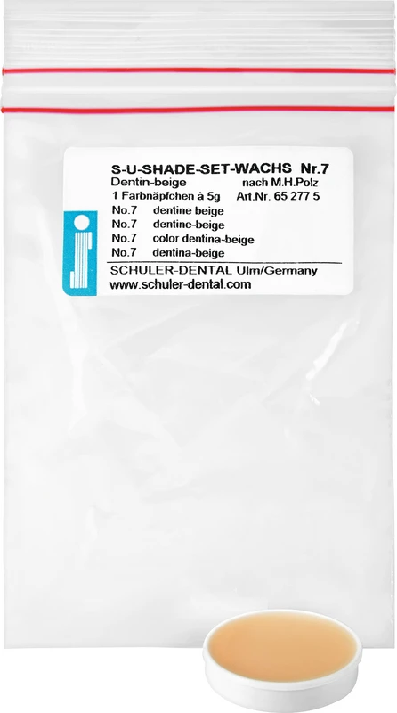S-U-Shade-Set  Packung  5 g Farbnäpfchen dentin-beige