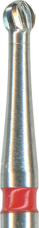 HM-Finierer TC41  Packung  5 Stück rot, 12 Schneiden, FG, Figur 001 Kugel, 1,2 mm, ISO 014