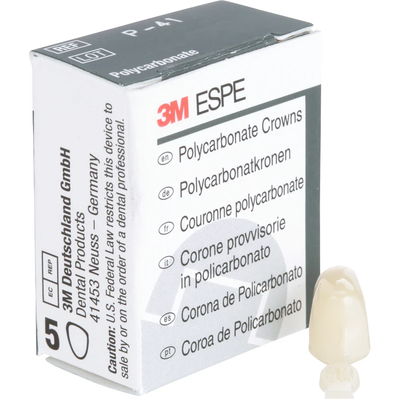 Polycarbonat-Kronen  Packung  5 Stück Nr. 41