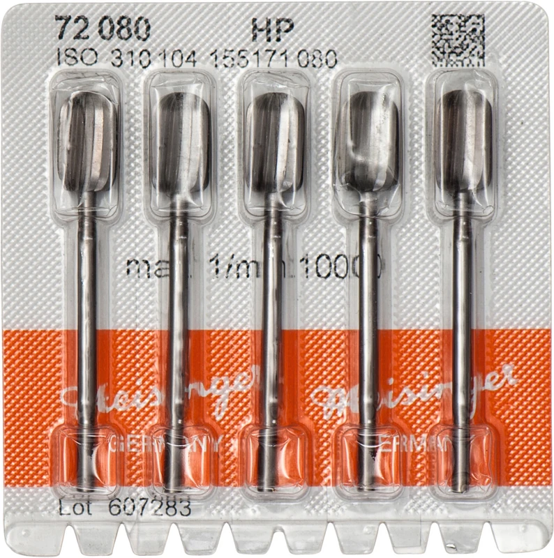 Stahlfräser 72  Packung  5 Fräser ISO 080, HP