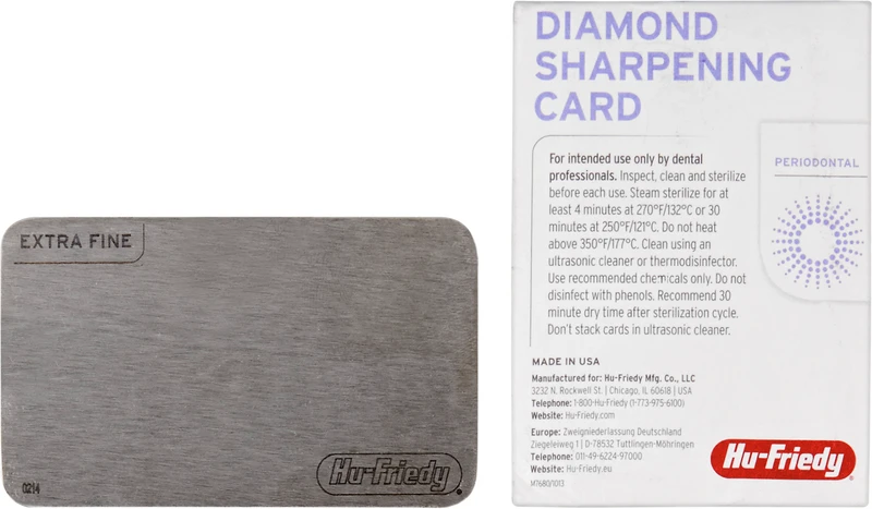 Diamantschärfkarten  Stück  extra feine Körnung