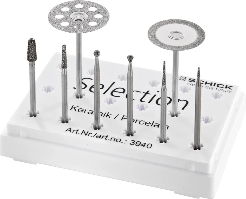 Fräser für Keramikbearbeitung  Set  8 Stück