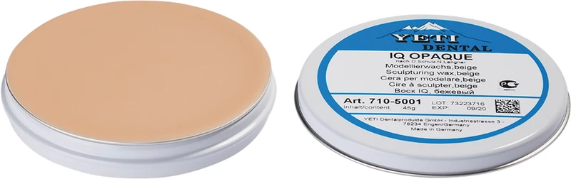 IQ Modellierwachs  Dose  45 g opaque beige