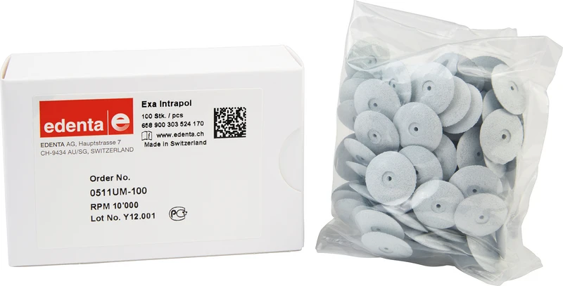 Exa Intrapol  Packung  100 Stück unmontiert, weiß fein, Figur 303, 3 mm, ISO 170