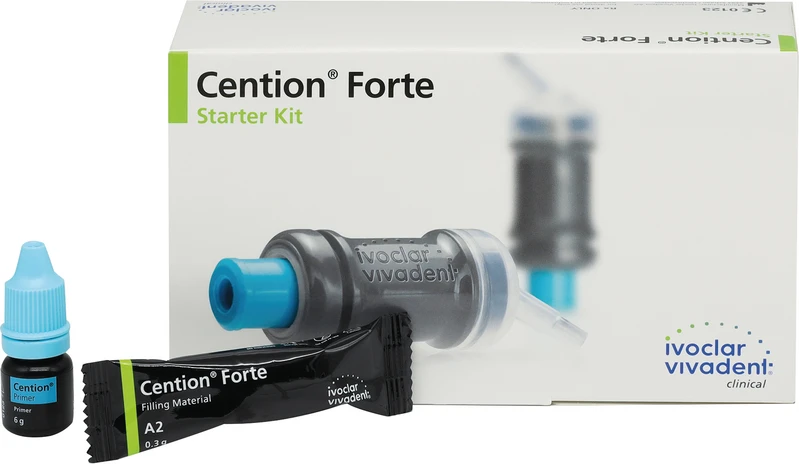 Cention® Forte  Starter Kit  20 x 0,3 g Kapsel A2, 3 g Primer, 25 Applikatorpinsel