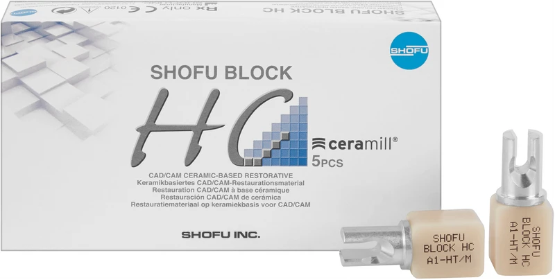 SHOFU BLOCK HC  Packung  5 Stück A1-HT, 1-schichtig, für Ceramill