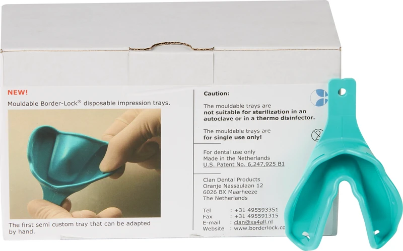 Abdrucklöffel Border  Nachfüllpackung  10 Stück UK, verformbar, Nr. 53