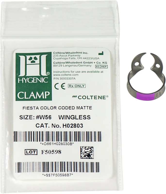 HYGENIC® Fiesta® Klammern  Stück  ohne Flügel, Universal-Molaren-Klammer, W56