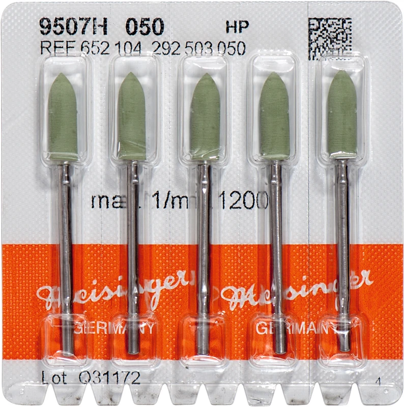 Universalpolierer 9507  Packung  5 Stück grün fein, HP, Figur 292, 16 mm, ISO 050