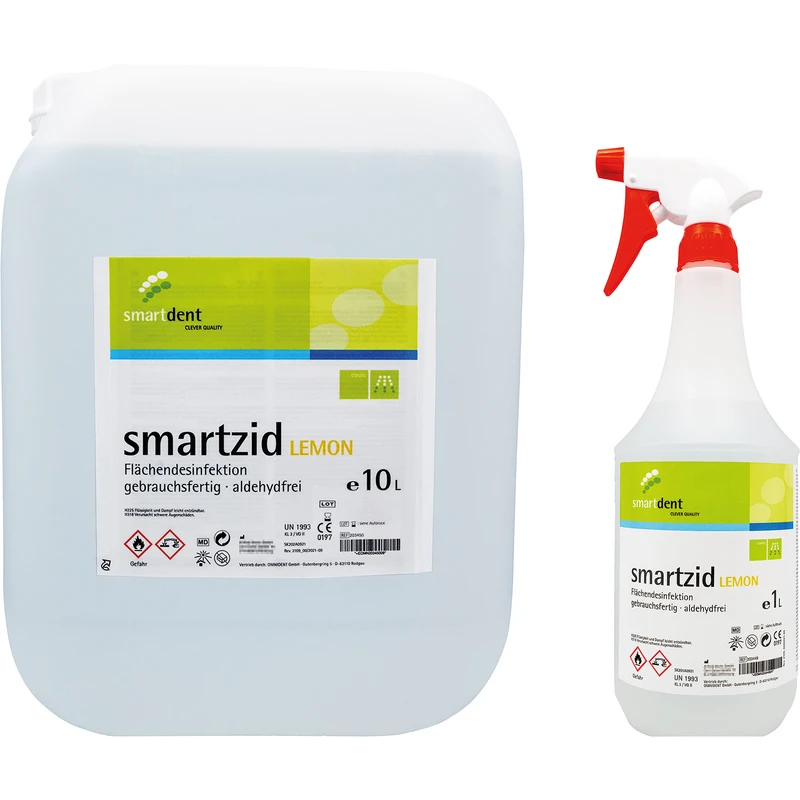 smartzid Flächendesinfektion  Flasche  1 Liter Ocean