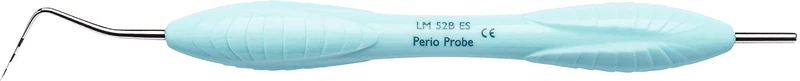 LM PA-Sonden \ Parodontometer   Stück  Figur 530B, einendig, kugelförmig hellblau, LM-ErgoSense® Griff
