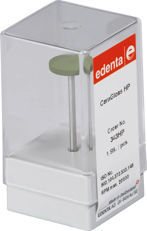 CeraGloss  Stück  grün grob, HP, Figur 372, 2,5 mm, ISO 150