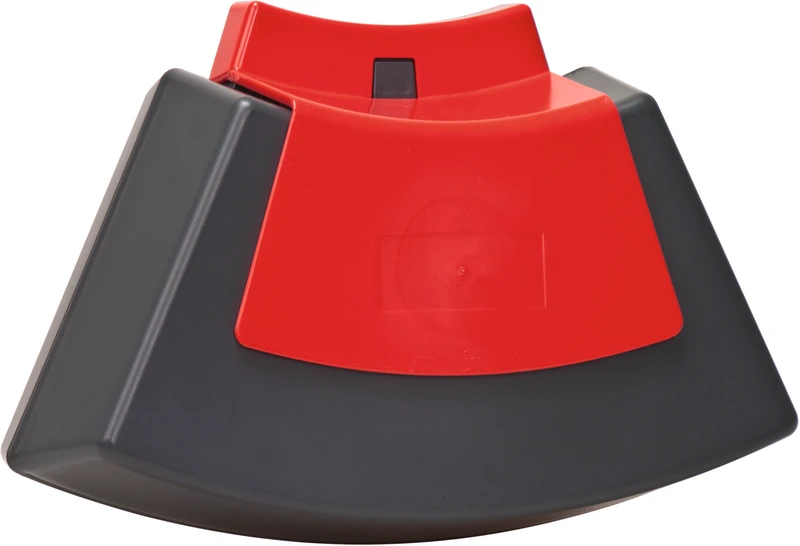 Bobby  Stück  dunkelgrau, Clip rot