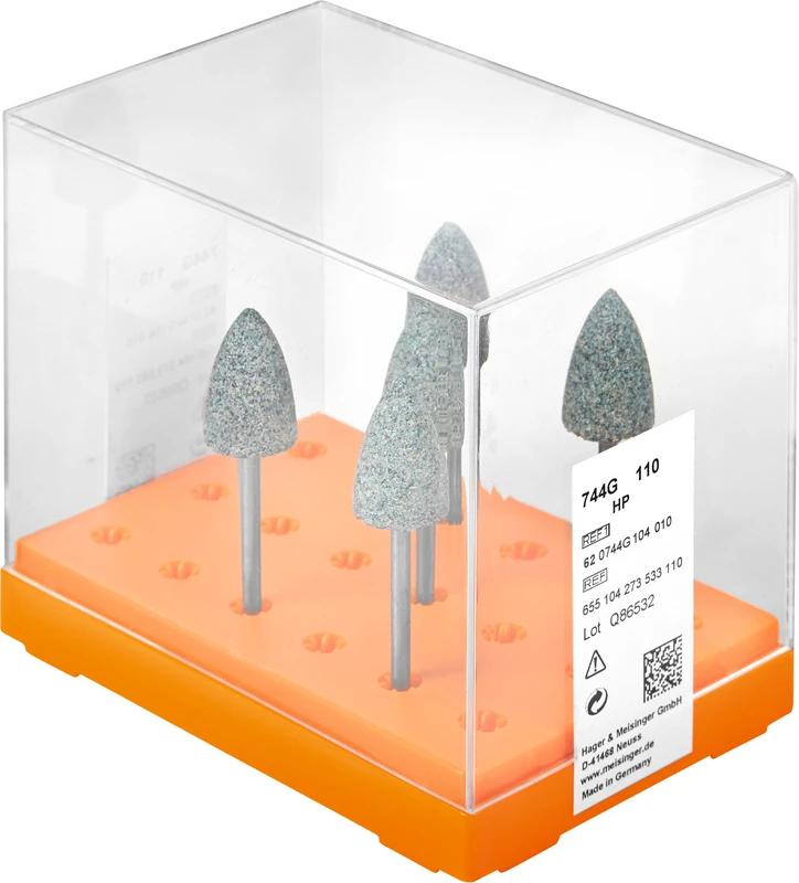 Ausarbeitungsstein 744G  Packung  5 Stück rosa, HP, Figur 273, ISO 110