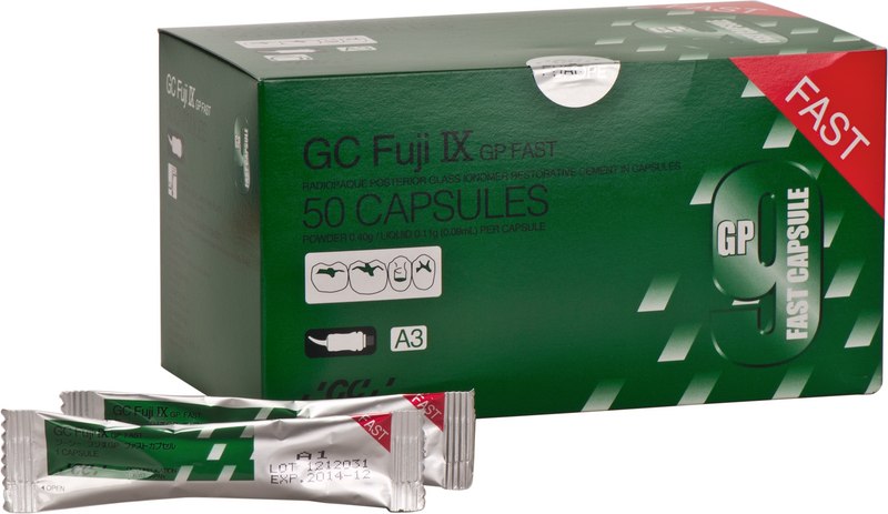 GC Fuji® IX GP  Packung  50 Kapseln A3 schnellhärtend