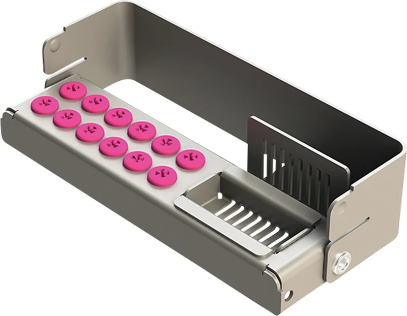 PLUG IN PLUS  Stück  für 12 Instrumente, pink, 10,3 x 2,7 x 3,2 cm