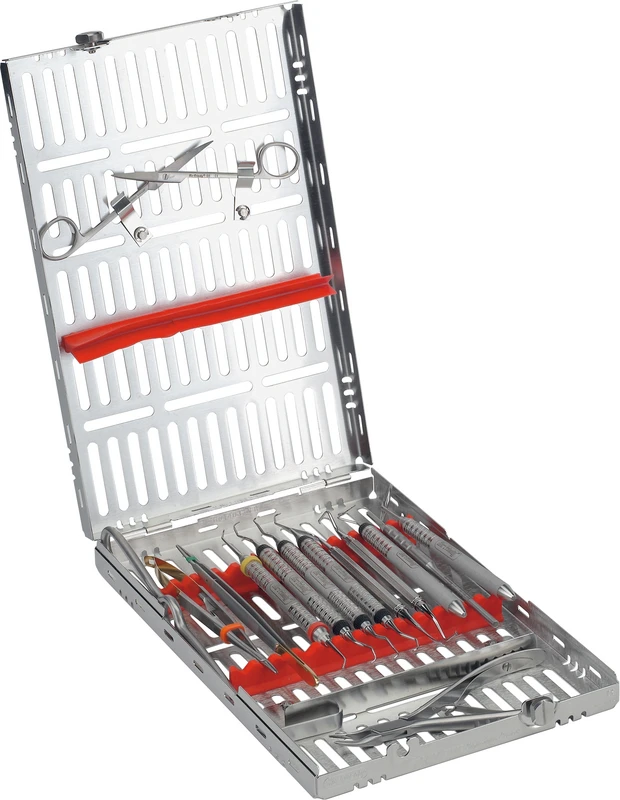 IMS Kassette Signature DIN  Stück  DIN rot, für 13 Instrumente