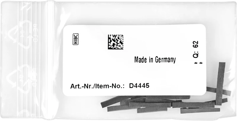 Röntgenopake Streifen  Packung  15 Stück