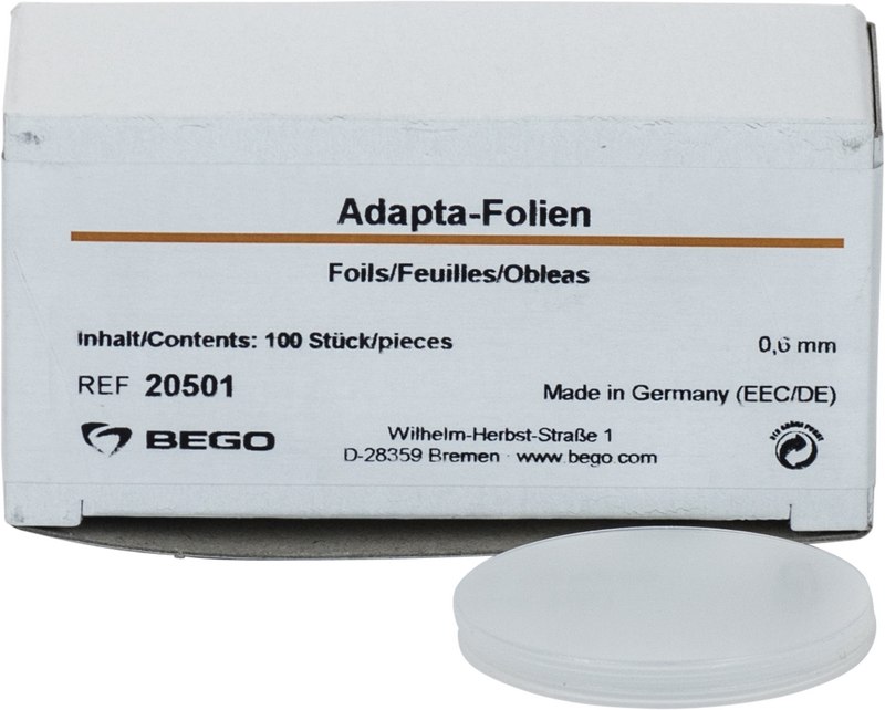 Adapta  Packung  100 Adapta-Folien 0,6 mm