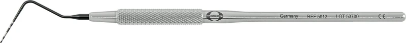 BLACK Parodontometer Goldman Fox  Stück  Sondenspitze mit Edelstahlgriff