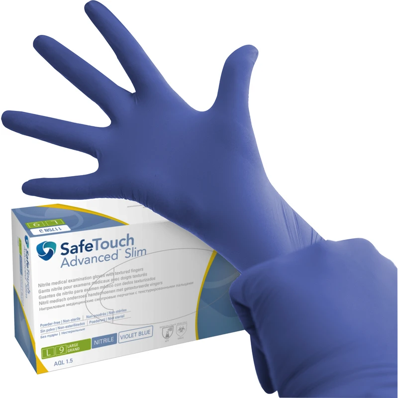 Medicom® SafeTouch® Advanced Slim  Packung  100 Stück puderfrei, violettblau, L