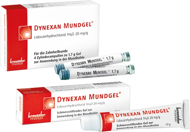 DYNEXAN MUNDGEL®  Packung  4 x 1,7 g Ampulle