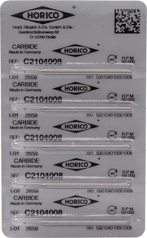 HM-Bohrer C2  Packung  5 Stück HP, Figur 001, ISO 008