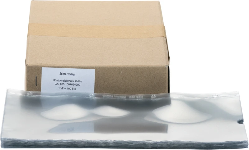 Röntgensichthüllen Orthopantomograph  Packung  100 Hüllen mit Abheftrand