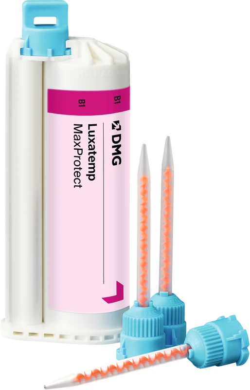Luxatemp MaxProtect   Packung  50 ml Doppelkartusche B1, 15 Automix Tips