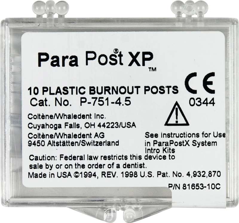 ParaPost® XP Ausbrennstifte  Nachfüllpackung  10 Stück Ø 1,14 mm