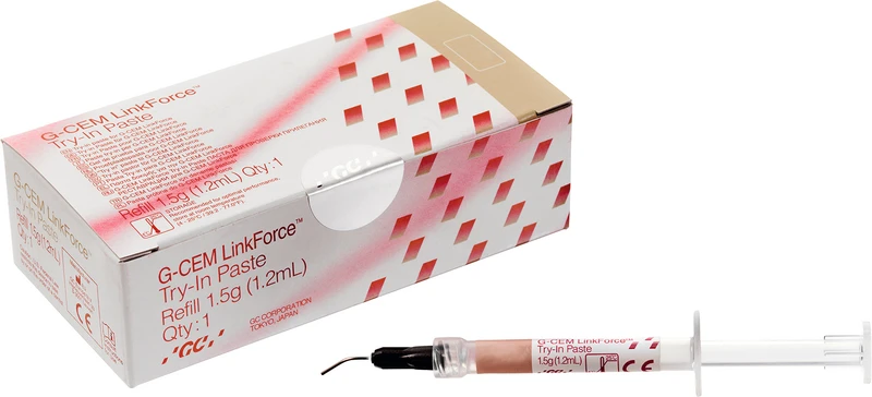 GC G-CEM LinkForce  Spritze  1,5 g Try-In-Paste Opaque