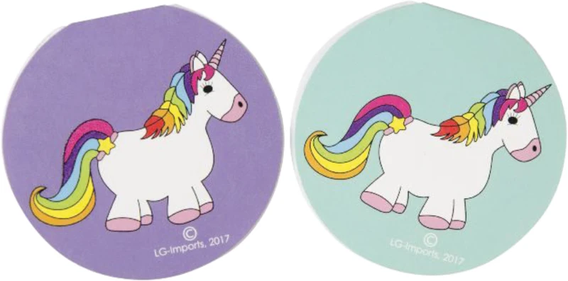 Notizblock Einhorn  Packung  48 Stück 8 cm