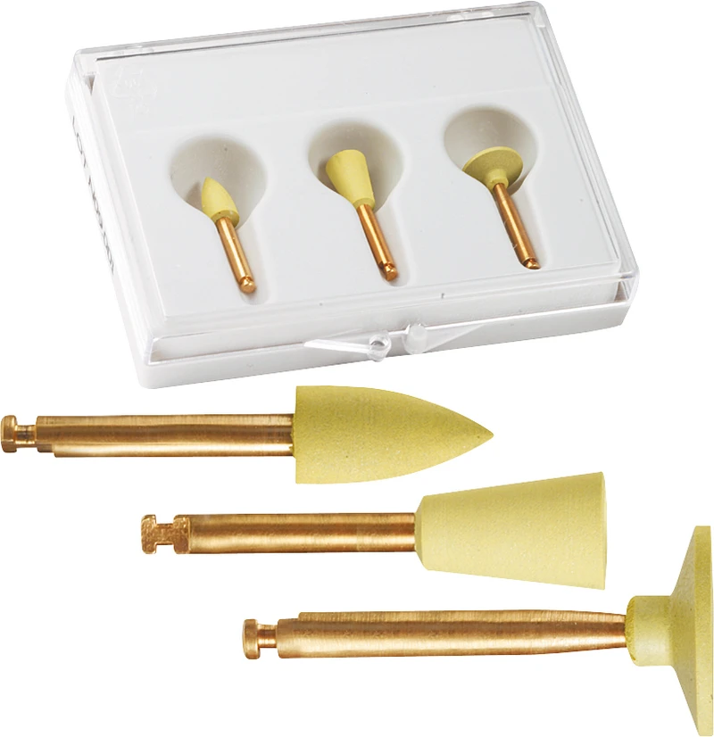 Omni Gloss  Trial Kit  3 Stück (Kegel, Kelch, Rad)