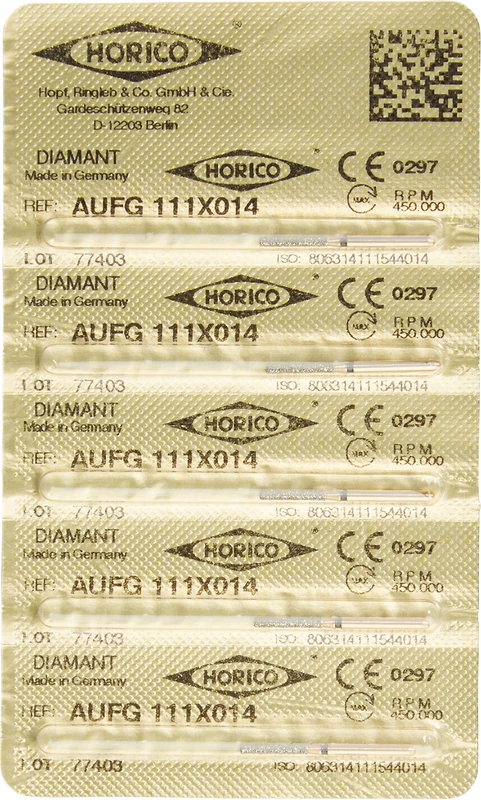 Diamant AuFG 111  Packung  5 Stück schwarz extra grob, FG, Figur 111, ISO 014