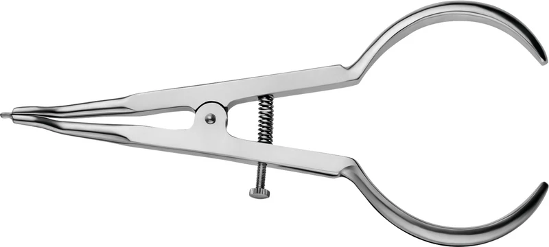 Separier- & Platzierzange  Stück  doppelendig abgewinkelt, elastische Separatoren